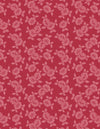 Blushing Blooms: Dk Pink Dotted Floral