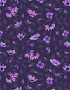 Botanical Magic: Purple Floral Toss