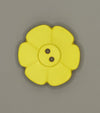 Button-Brt Yellow Flower 1.25"