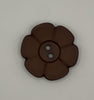 Button-Coffee Flower 1.25"