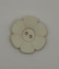 Button-Cream Flower 1.25"