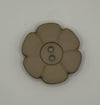 Button-Latte Flower 1.25"