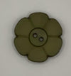 Button-Olive Flower 1.25"