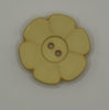 Button-Pale Yellow Flower 1.25"