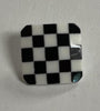 Button-Poly 15mm Checkered