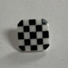 Button-Poly 20mm Checkered