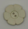 Button-Snow Flower 1.25"