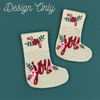 Embroidery Elite: Christmas Joy Lace Gift Stocking Kimberbell Design Only
