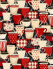 Coffee Time Packed Cups-Black