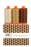 Color Builders 50wt Florence Brown Kit by Aurifil
