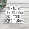 Control Freak Sticker