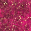 Coral Bliss: Red Violet Dotted Circles