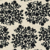 Cotton Flax Print-Black