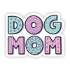 Dog Mom Green/Pink Sticker