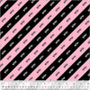 Eloise: Black/Pink Rawther Good Bias Stripe
