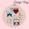 Embroidery Elite: Embroidery Hoop Stitch Sampler Kimberbell Design Only