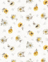 Fields of Gold:Floral Toss-White