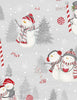 Frosty Merry-Mints:Grey Scenic Snowmen