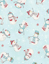 Frosty Merry-Mints:Teal Snowman