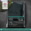 Garden Flag 2 Pack-Black by OESD