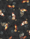 Garden Gate Roosters: Black Chicken