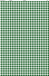 Gingham: Dk Green & White