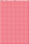 Gingham: Red & White