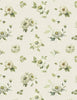 Green Fields: Cream Med.Floral