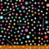 Happy Chance:Selvedge Dots-Black
