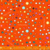 Happy Chance:Selvedge Dots-Orange