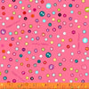 Happy Chance:Selvedge Dots-Pink