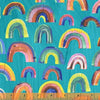 Happy: Turquoise Paper Rainbows
