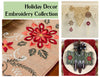 Holiday Decor Embroidery Collection Set