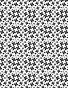 Illusion: White Floral Grid