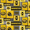 Iowa Hawkeye College Patch Fleece