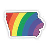 Iowa Rainbow Sticker