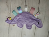Lavender Due North Dino Crinkle Toy kit