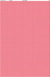 Mini Gingham: Red & White