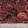 Misty Rose: Black Scalloped Paisley