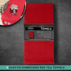 OESD Tea Towels - Red 2 pack