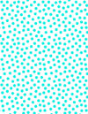 On the Dot: White/Teal