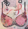 Pretty in Pink Collage Pattern by Laura Heine
