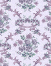 Purple Majesty: Floral Damask Lavender
