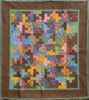 Puzzle Pieces - - Finished Quilt