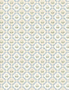 Sapphire Blossoms: Floral Grid -Green