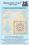 Acrylic Templates Sentiments Quilt by Kaye