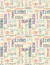 Sew Be It: Words Cream