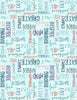 Sew Be It: Words Teal