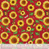 Sunshine Daydream: Red Sunflower Field