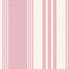 Tilda:Tea Towel Red Shortcake Stripes